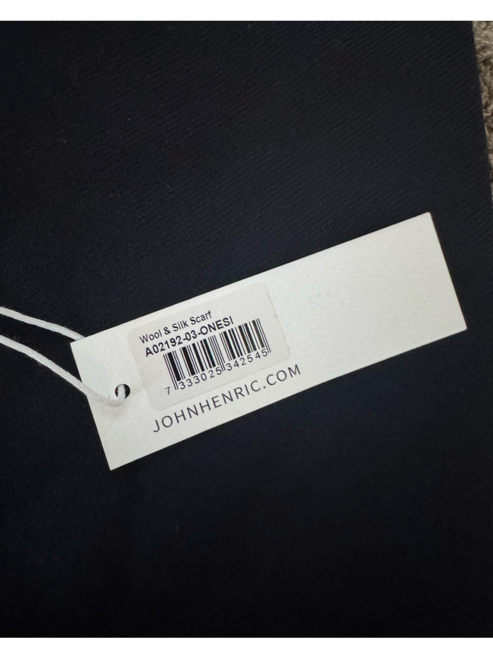 John Henric Blue Scarf
Wool Silk - Picture 3 of 5